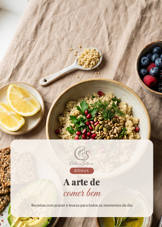 Receitas: A arte de comer bem.